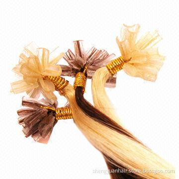 Good Strong Italian Glue U-tip Prebonded Human Hair Extensions
